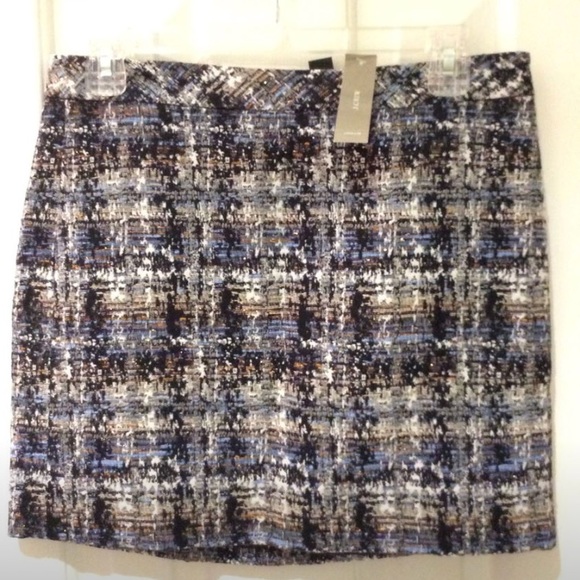 NEW J Crew Collection guilded tweed mini skirt - Picture 2 of 4